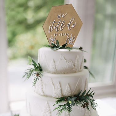 Custom Anniversary Cake Topper