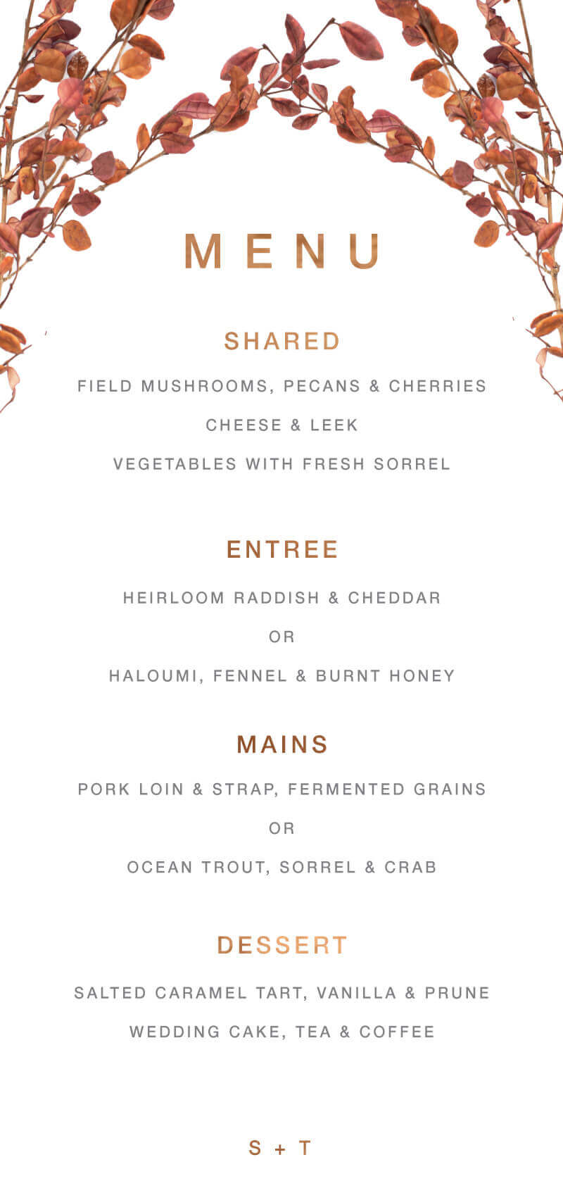 Fall LeavesMenu Cards by Stella M.