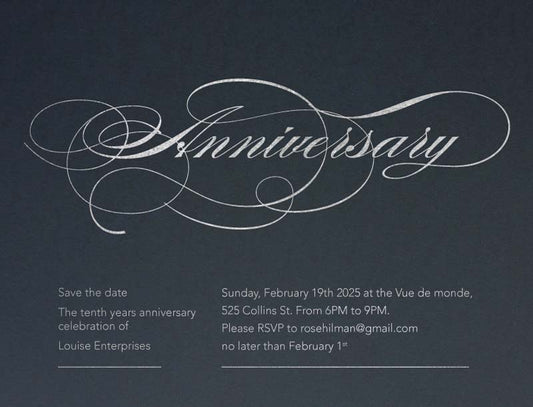 Fancy Flourish Save The Date Cards by Alexander K.