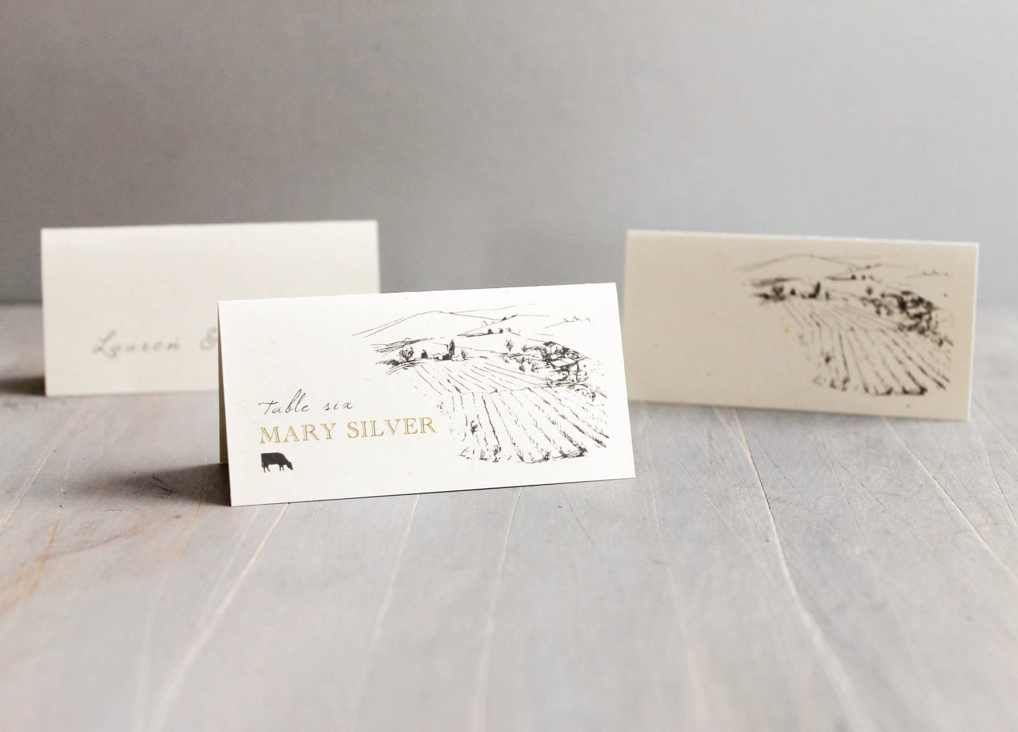 Farm Chic Place And Escort Cards