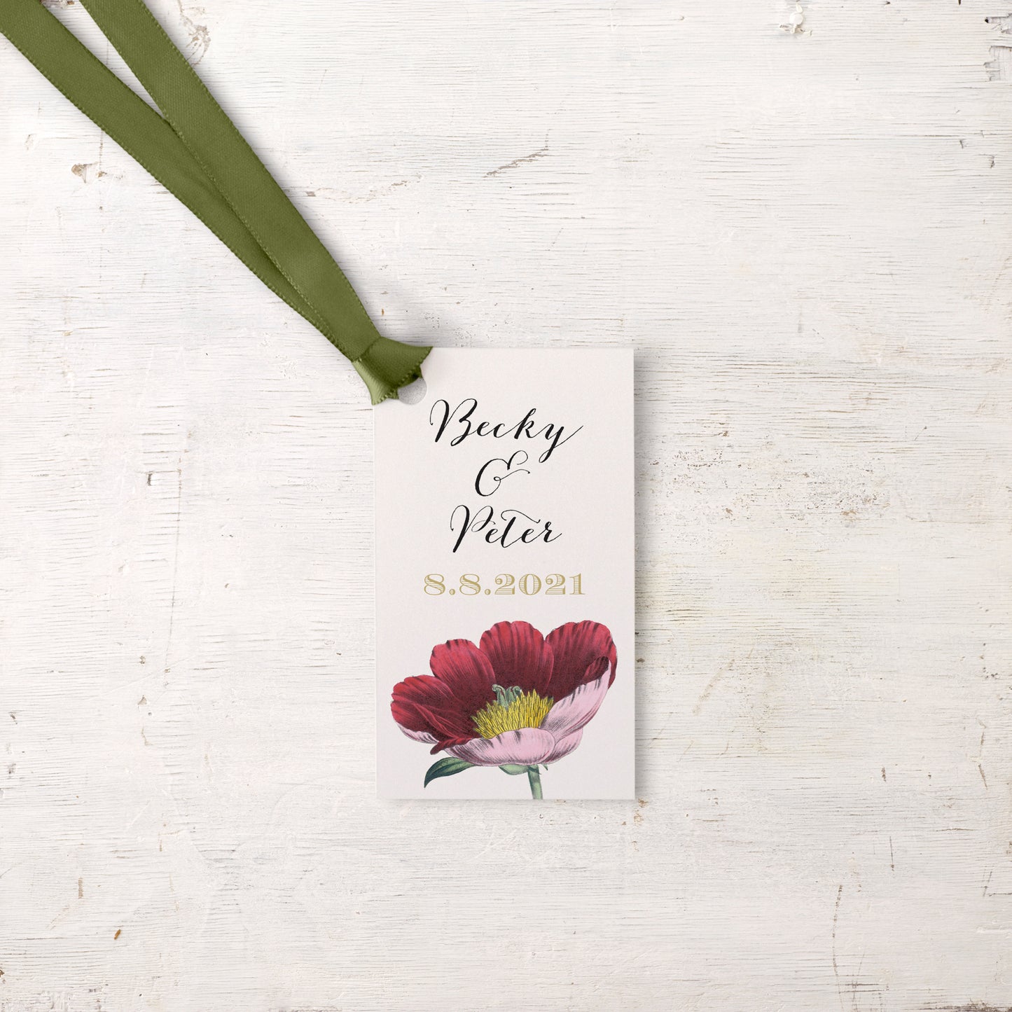 Floral Boho Favor Tags