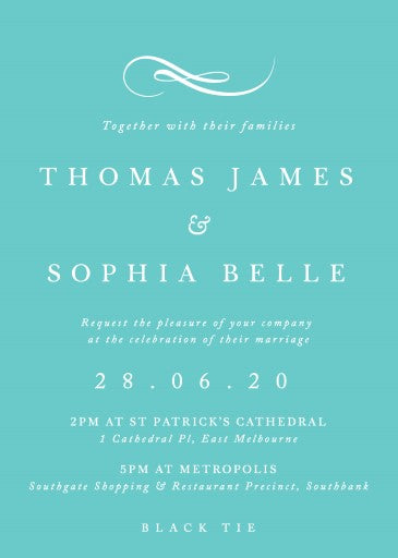 Fifth Avenue Wedding Invitations by Jamie L.