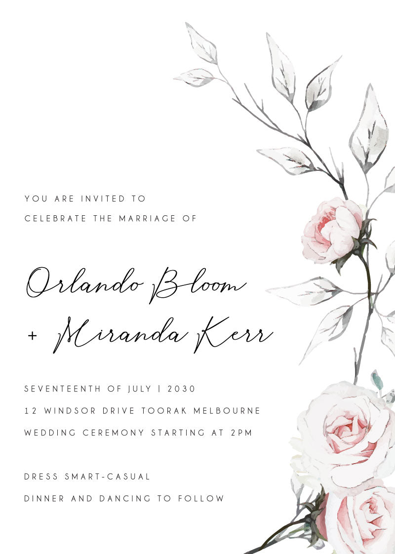 Florescence Wedding Invitations by Shab M.