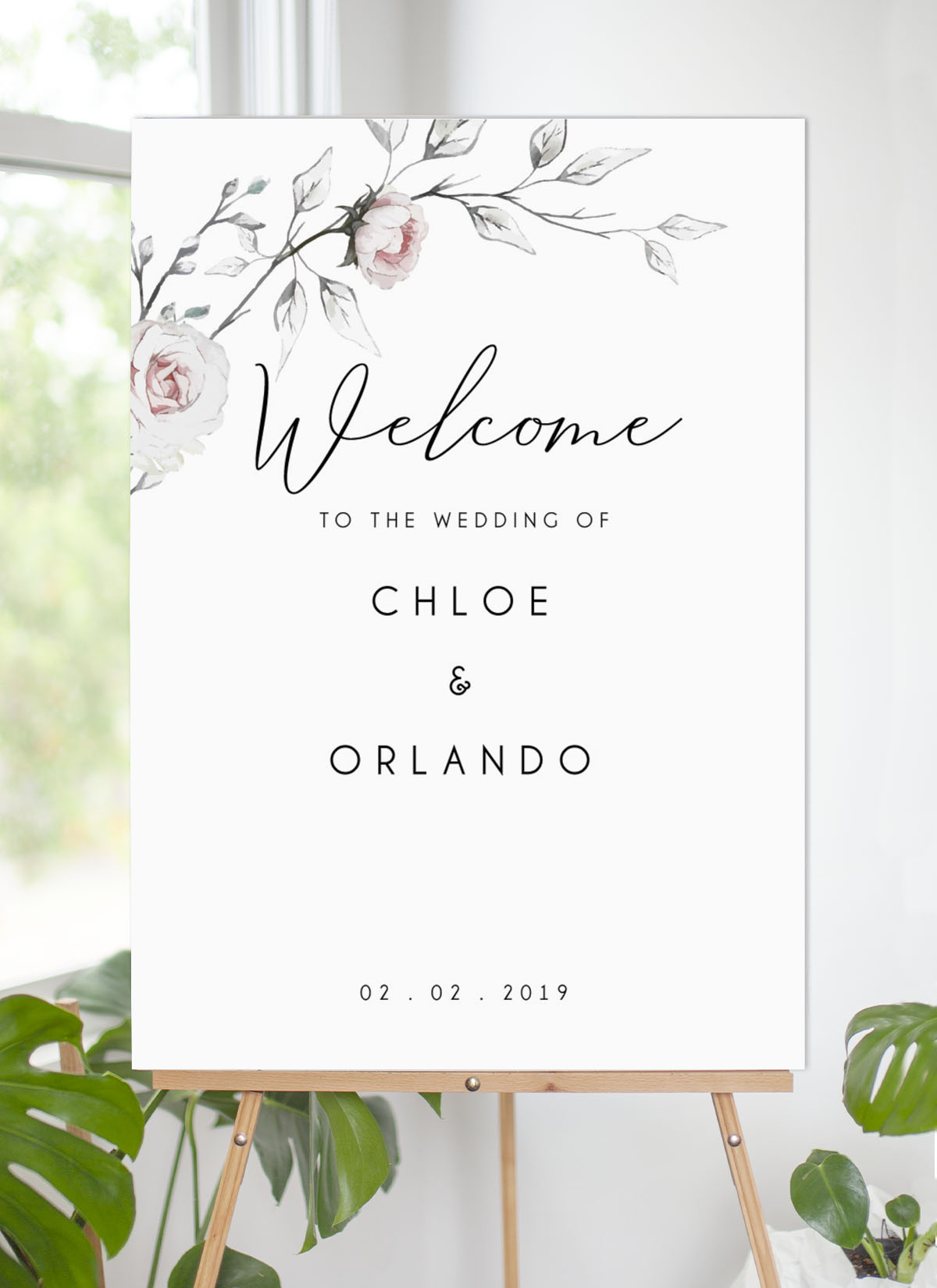 Florescence Wedding Sign by Shab M.