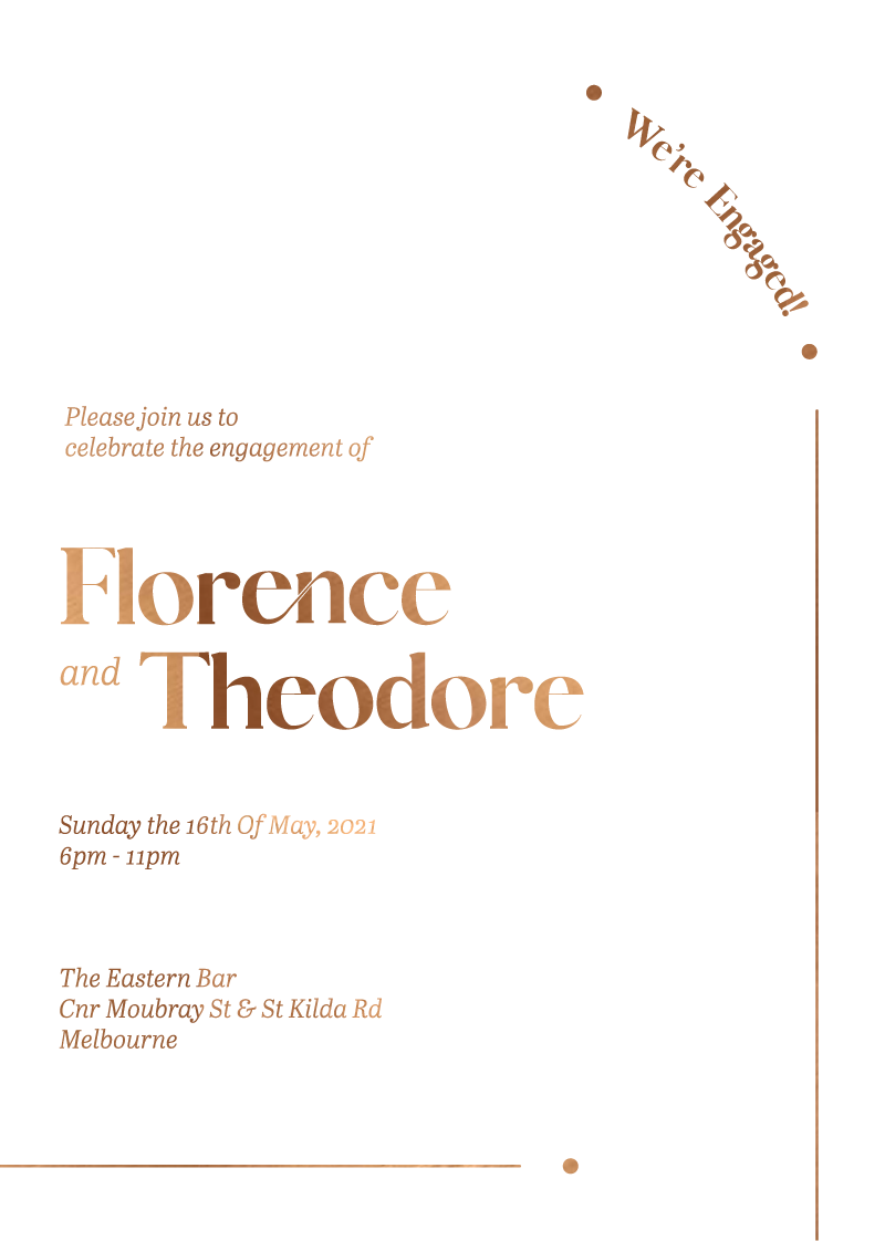 Flow Engagement Invitations by Haley J.