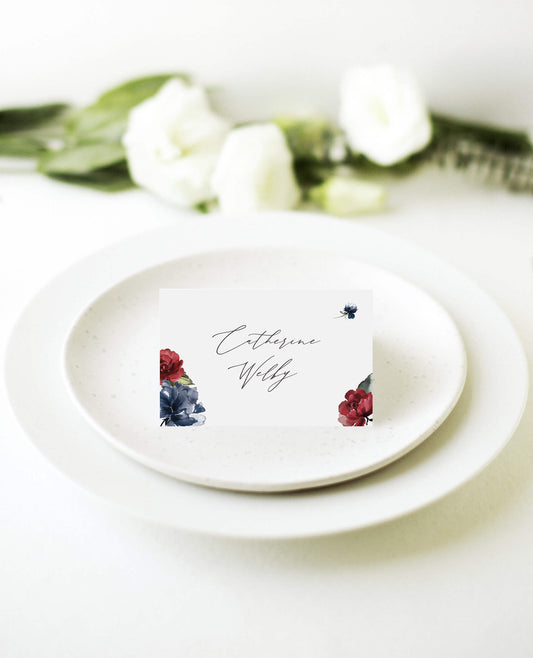 Flower CodePlace Cards by Yunita Y.