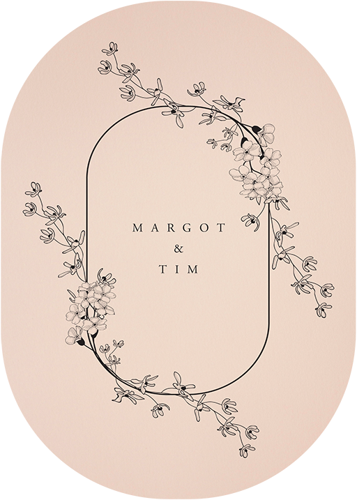 Floweret Engagement Invitations by Shab M.
