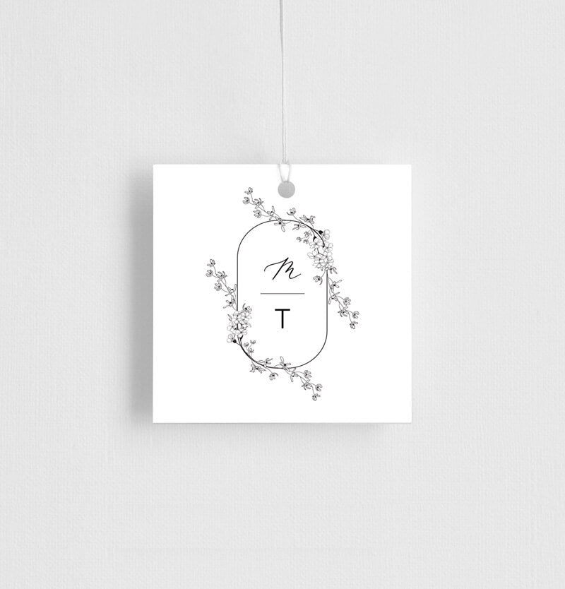 Floweret Favor Tag by Shab M.