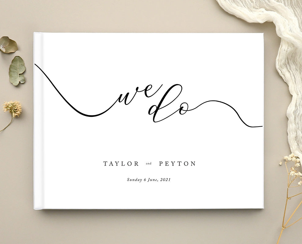 Forever Promise Wedding Guest Book by Joy