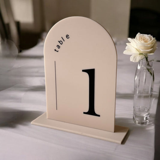 Siempre Table Numbers