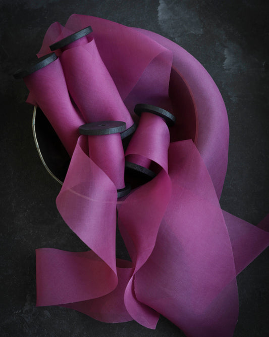 Fuchsia {Organza} Silk Ribbon | Limited Batch