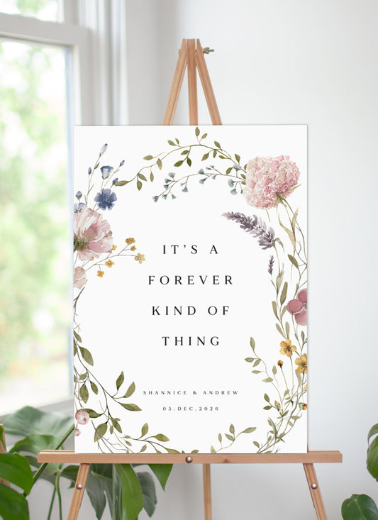 Jardin Wedding Sign by Shab M.