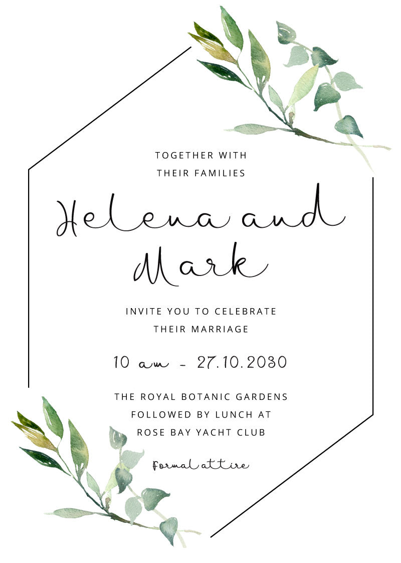 Garden Window Wedding Invitations by Amber B.