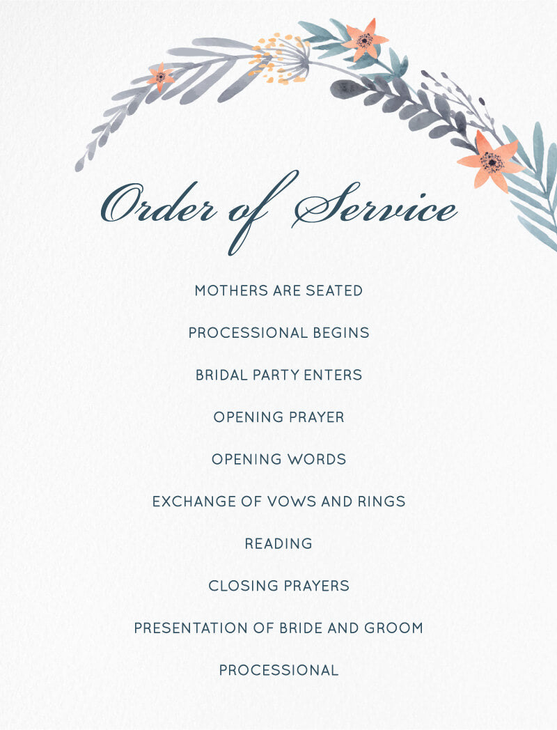 Great Dixter Wedding Program by Stefan A.