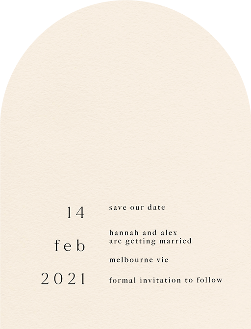 Gentle Earthquakes Save The Date Cards by Jamie L.