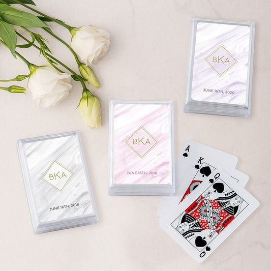 Geo Marble Playing Cards