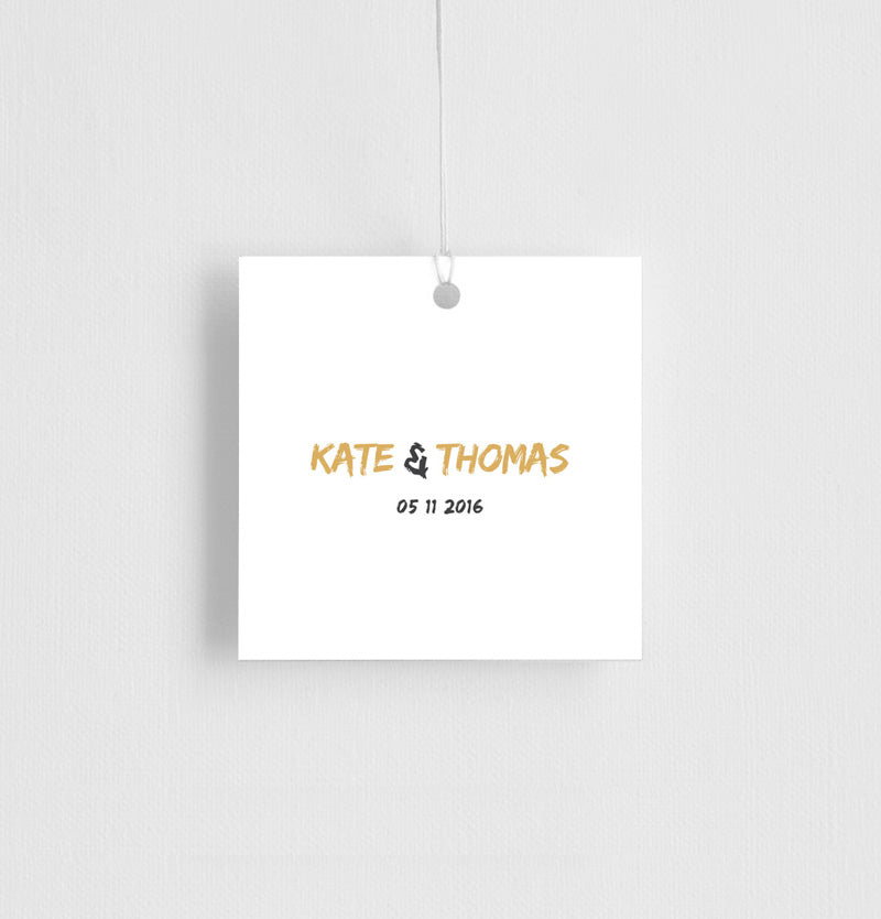 XO Favor Tag by James B.