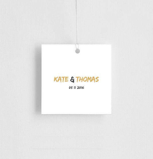 XO Favor Tag by James B.