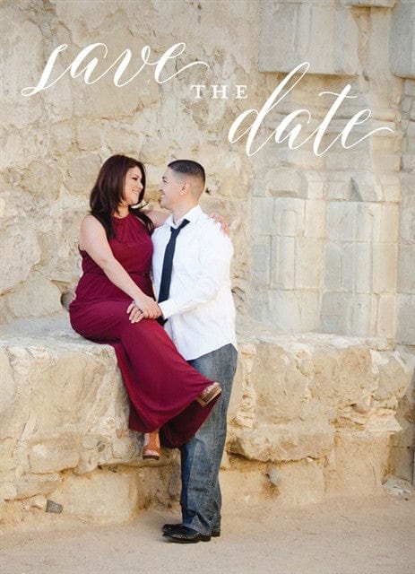 Graceful Overlay Wedding Invitation