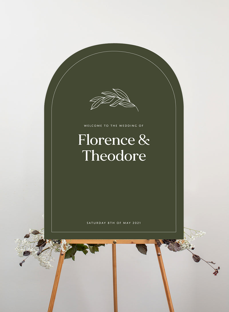 Grove Wedding Sign by Haley J.