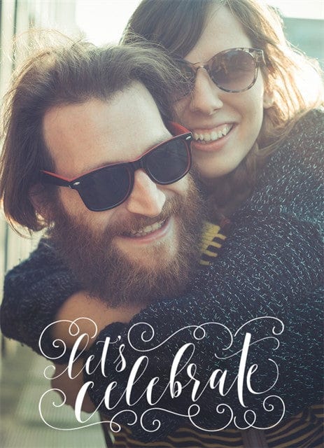 Happiest Celebration Wedding Invitation