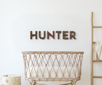 Hardwood Letters
