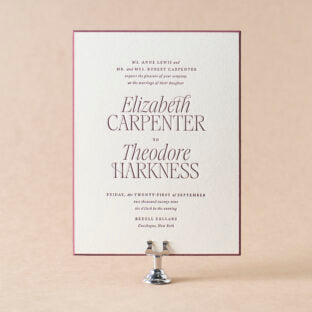 Harkness Wedding Invitation Suite