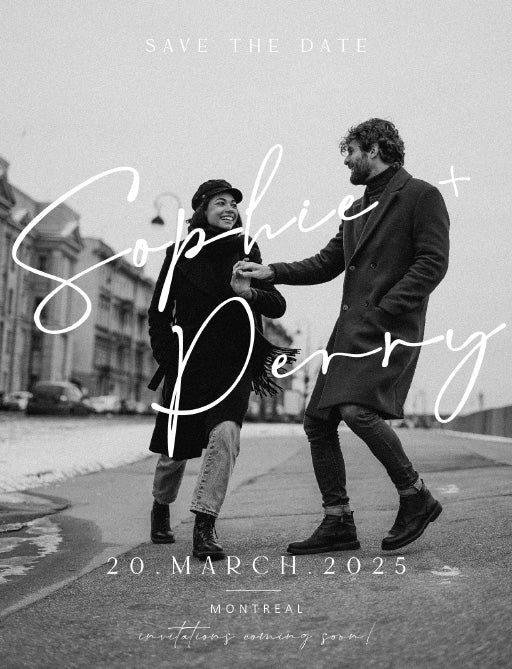 Harmony Save The Date Cards by Shab M.