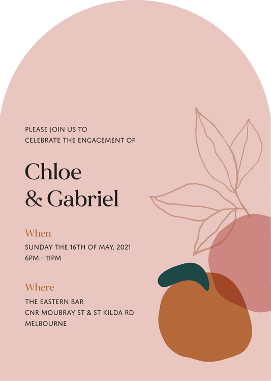 Harvest Engagement Invitations by Haley J.