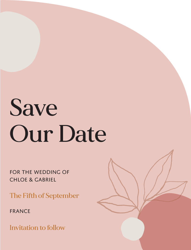 Harvest Save The Date Cards by Haley J.