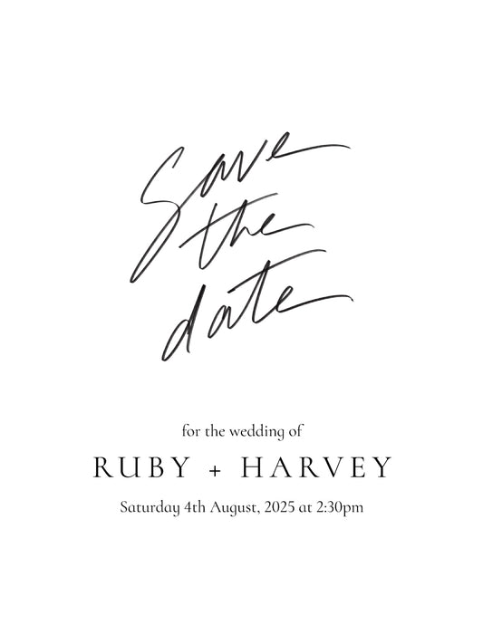 Hea Save The Date Cards by Jesse I.