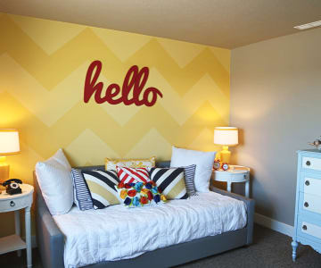 Hello Script Painted Wood Letters