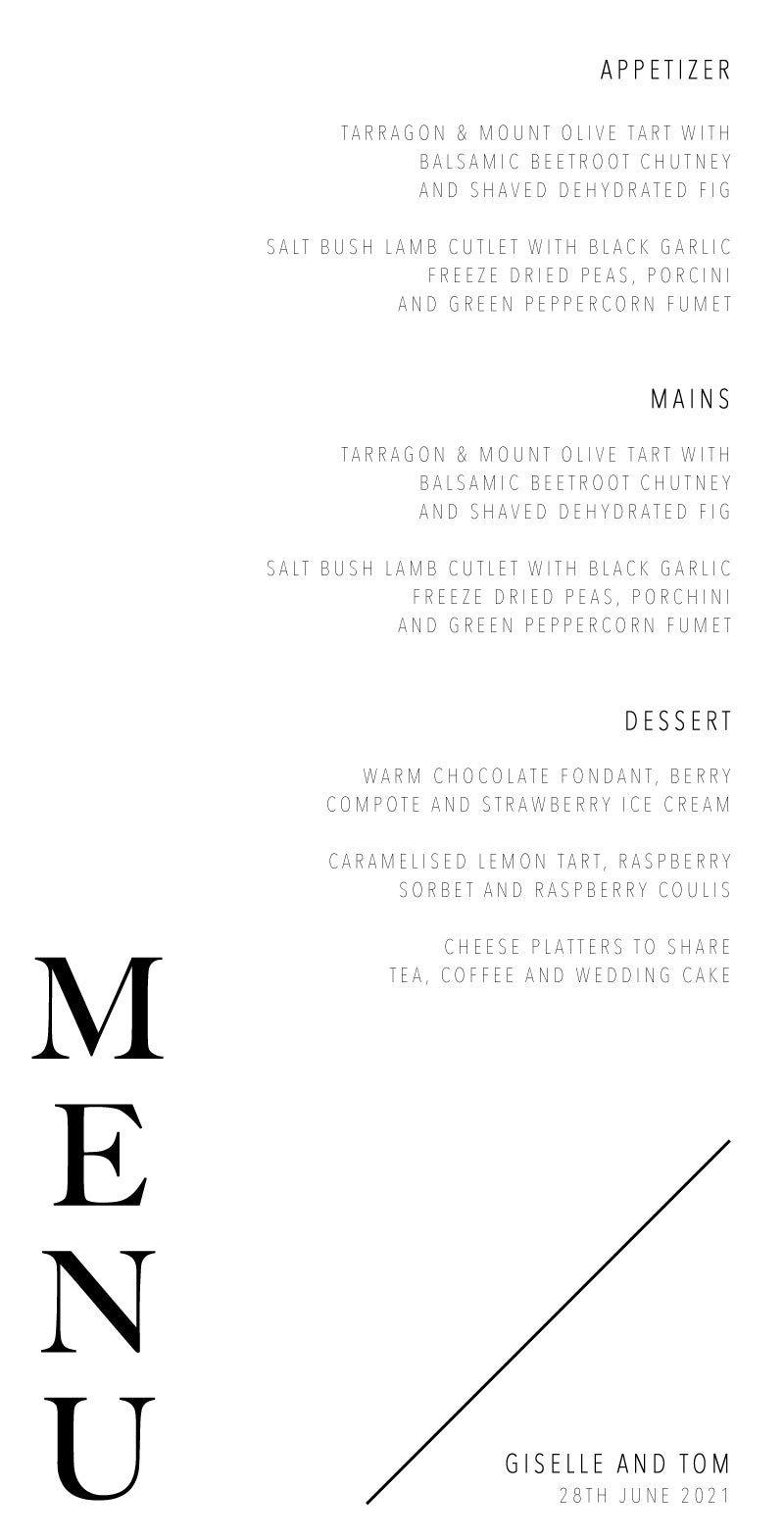 IdoruMenu Cards by Jamie L.