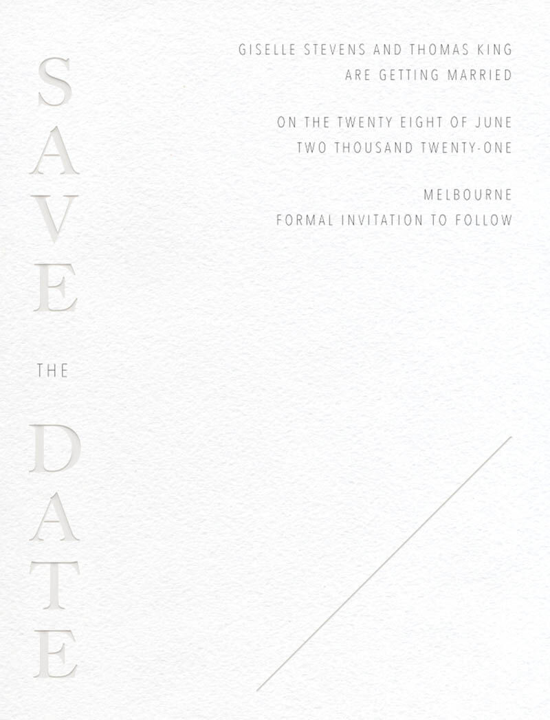 Idoru Save The Date Cards by Jamie L.