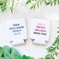 Design Your Own Full Color Wedding Beer Can Holder