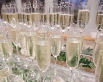 Escort Cards, Laser Cut, Etched Acrylic Stirrers,Wedding Decor,Drink Stirrers,Swizzle Sticks,Gold Stir Sticks,Luxury Wedding, Lucite,50 Pack