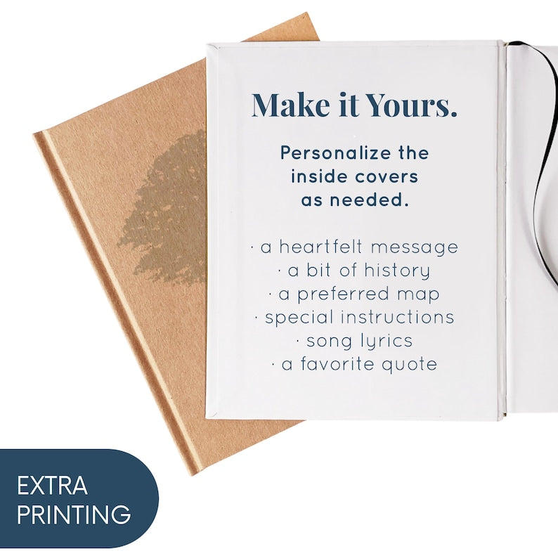 EXTRA LOVE: Custom Printed Inside Covers and/or Outside Back Cover