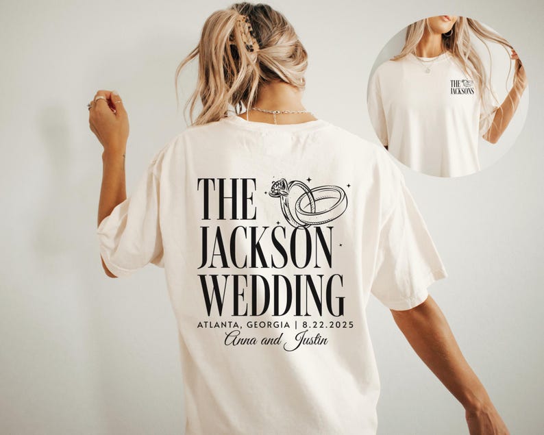 Custom Wedding Toss Shirts, Comfort Colors Wedding Shirt, Personalized Bridal Party Gift, Wedding Party Favors, Matching Group Wedding Merch