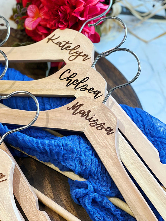 Engraved Bridal Party Hangers...