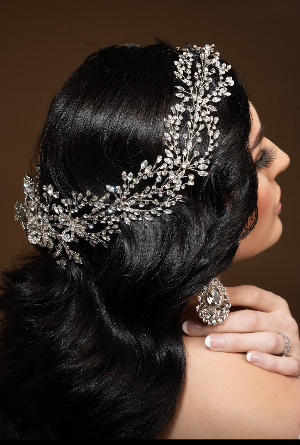 Jovanna Luxurious Statement Headpiece / Halo Design