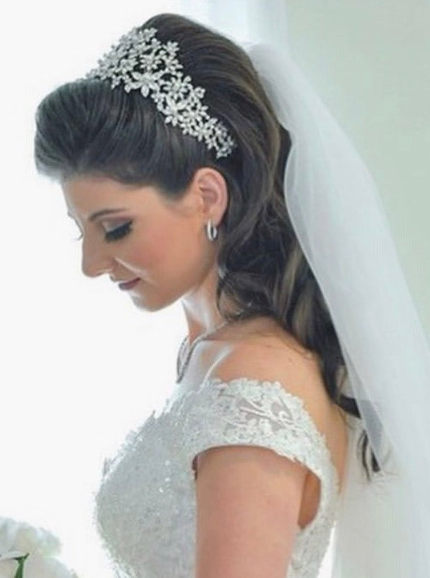 Florence Wedding Headband, Swarovski Crystals Gorgeous Wedding Headpiece