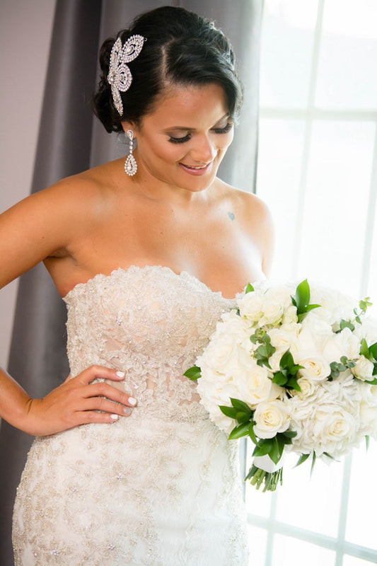 Sylvie Swarovski Bridal Headpiece, Wedding Hair Comb