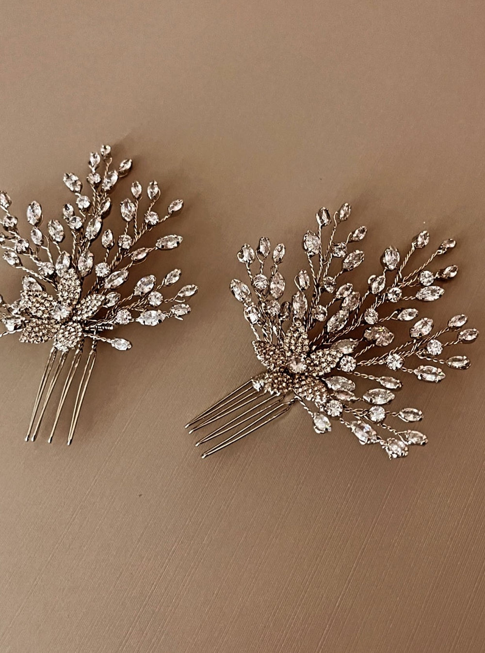 Alya Swarovski Bridal Hair Pin , Swarovski Hair Comb