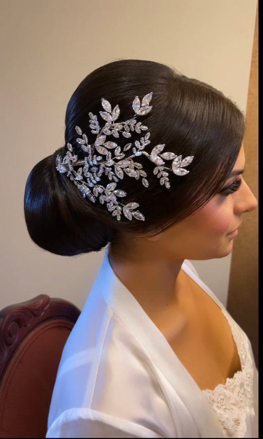 Mischa Swarovski Bridal Hair Comb, Swarovski Hair Wings