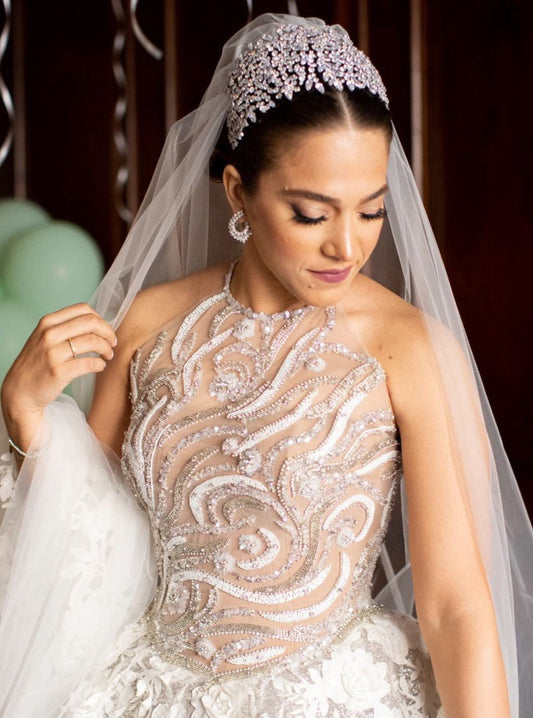 Blisse Most Luxurious Swarovski Bridal Headpiece,