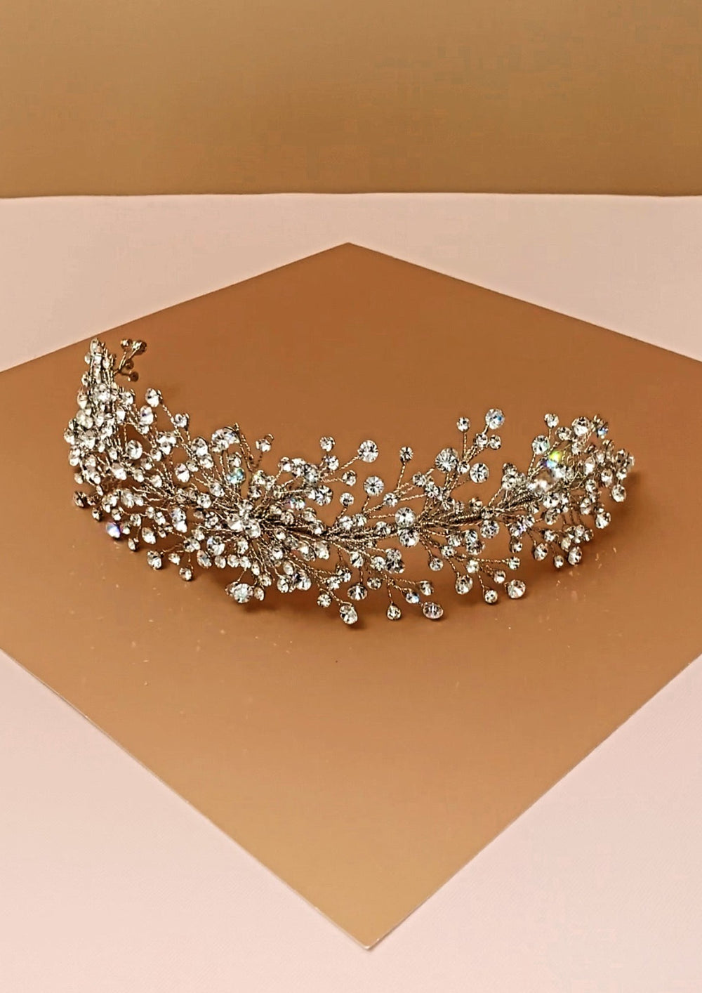 Brielle Swarovski Bridal Headpiece With Stunning Shine