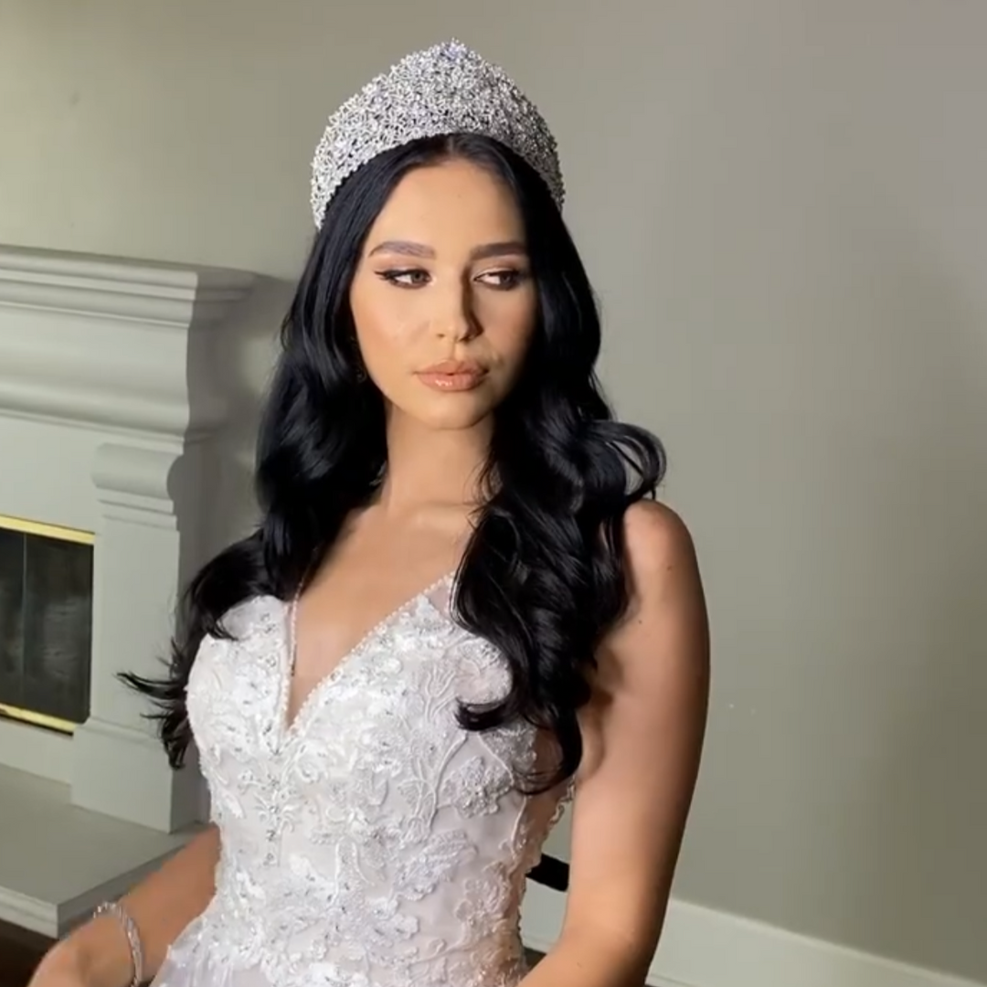 Isadora Luxurious Swarovski Bridal Or Quinceanera Tiara