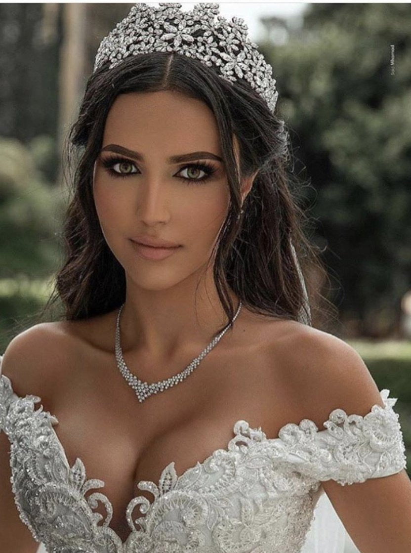 Florence Bridal Headband, Swarovski Crystals Wedding Headpiece