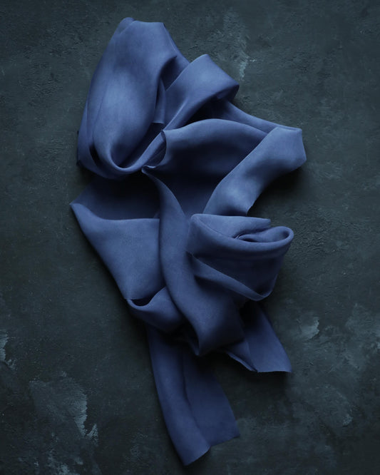Imperial Blue {Sheer} Silk Ribbon
