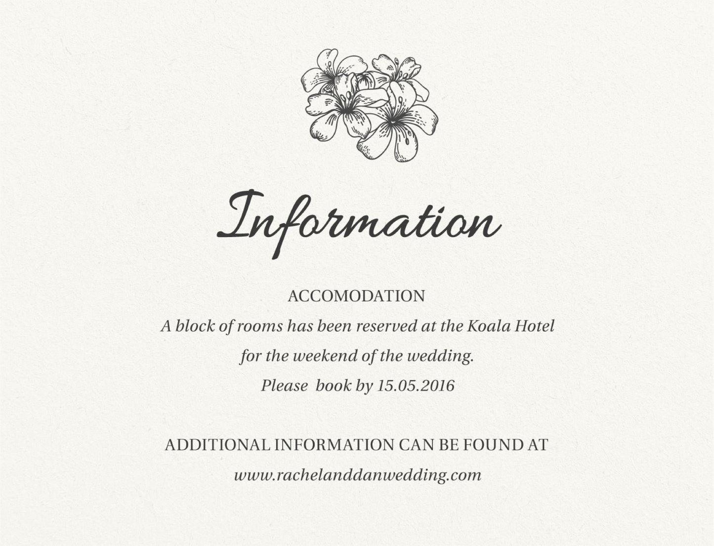 Bluemchen Information Card by Stefan A.